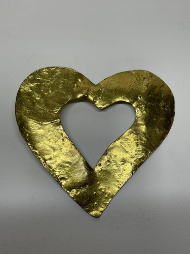 Large Gold Textured Heart Bloomers and Frocks
